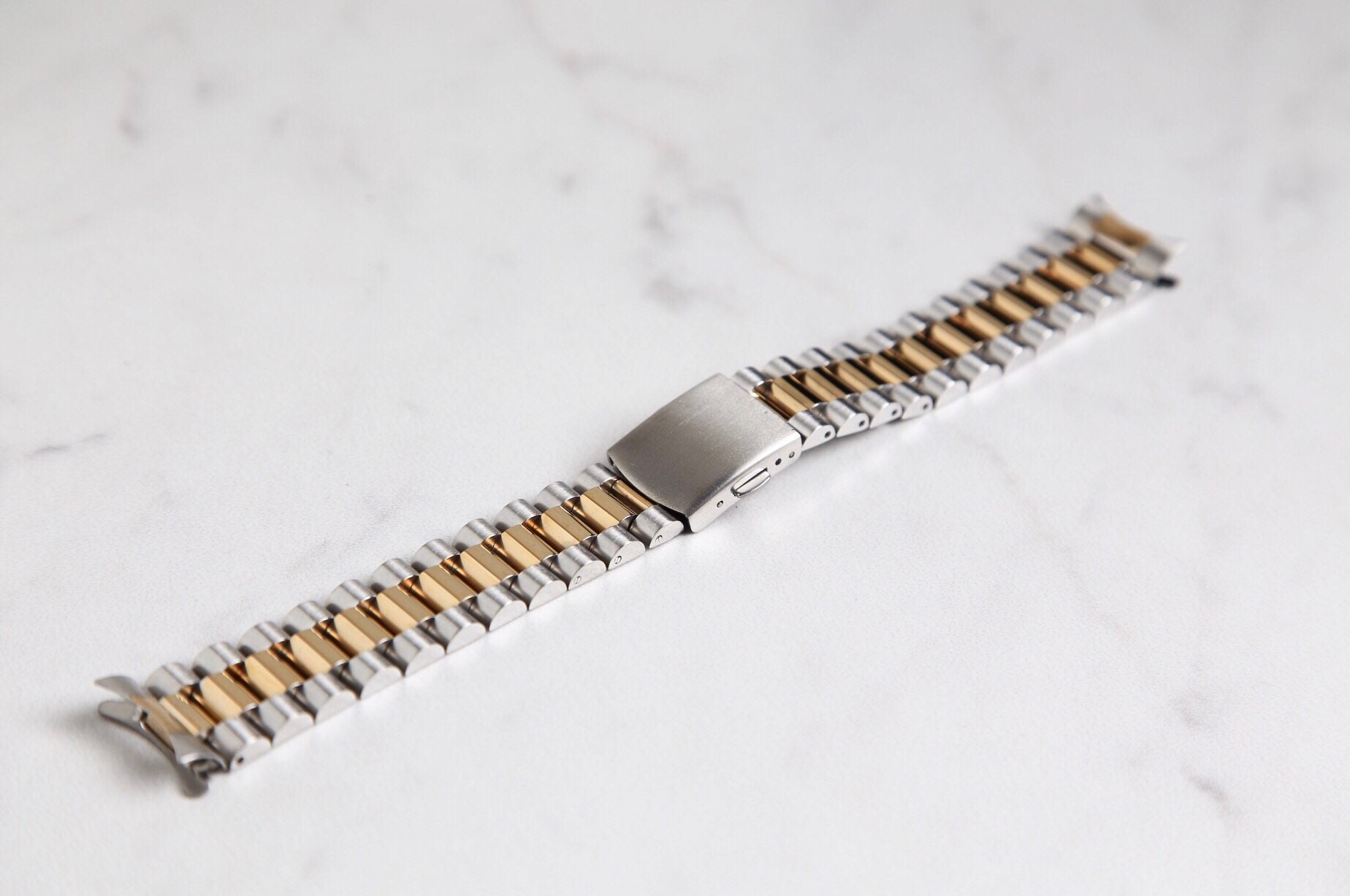18mm 20mm 22mm Zwei Tone Präsident Stil Uhr Armband 18mm 20mm 22mm Zwei Tone Präsident Stil Uhr Armband von JacksonWatchband