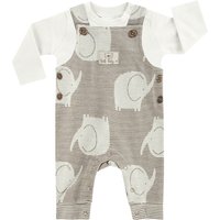 JACKY Strampler-Set BABY ON TOUR creme gemustert von Jacky