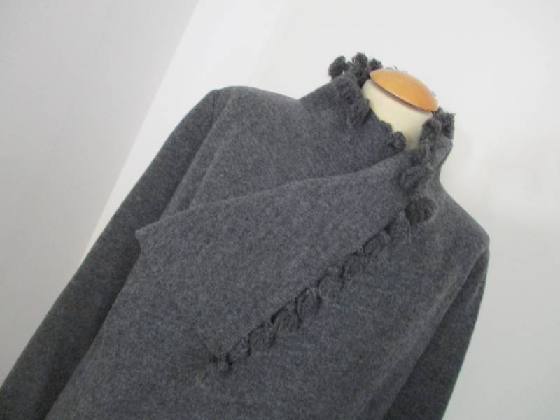 Mantel. 100% Wolle , Anthrazit von JackyChatty