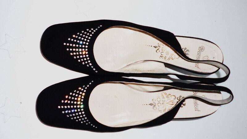 Slingpumps Mit Strassapplikation von JackyChatty