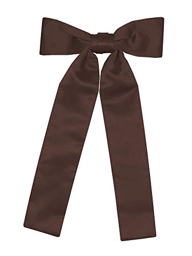 Jacob Alexander Men's Kentucky Colonel Pre-Tied Clip-On Bow Tie - Cocoa Brown von Jacob Alexander