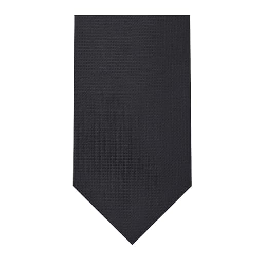 Jacob Alexander Woven Subtle Mini Squares Tie 160 cm Length Extra Long Necktie for Big and Tall Men Formal Events Wedding Business - Black von Jacob Alexander