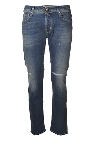 Jacob Cohen, Slim Fit Jeans mit Riemen. J62200703W45201-JeansSalpaVerde-004Lavhell, Helles Denim, 33 ITA EU von Jacob Cohen