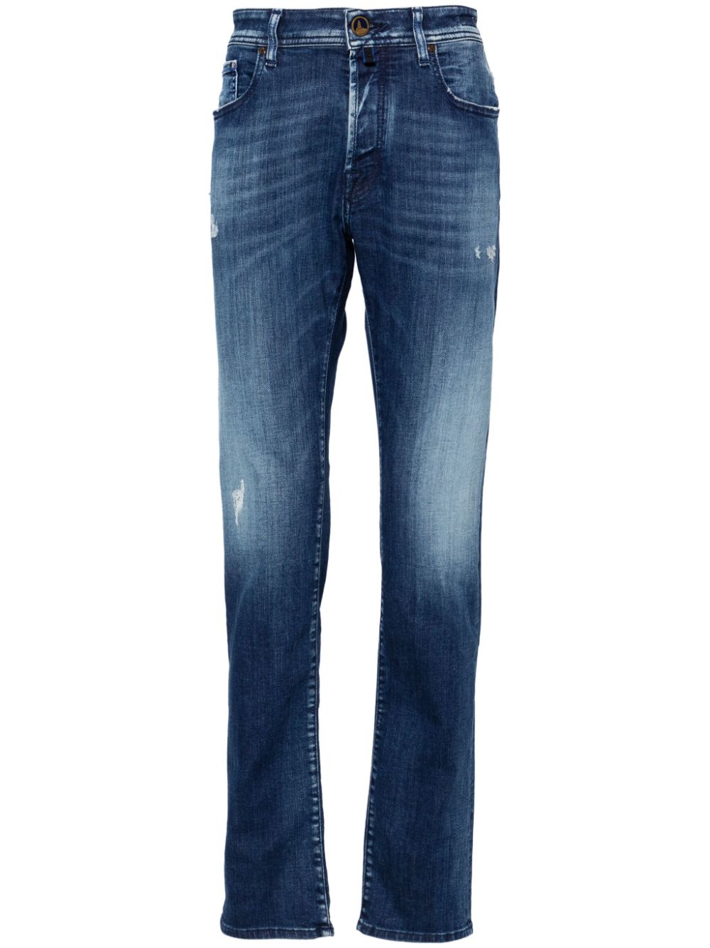 Jacob Cohën Halbhohe Bard Slim-Fit-Jeans - Blau von Jacob Cohën