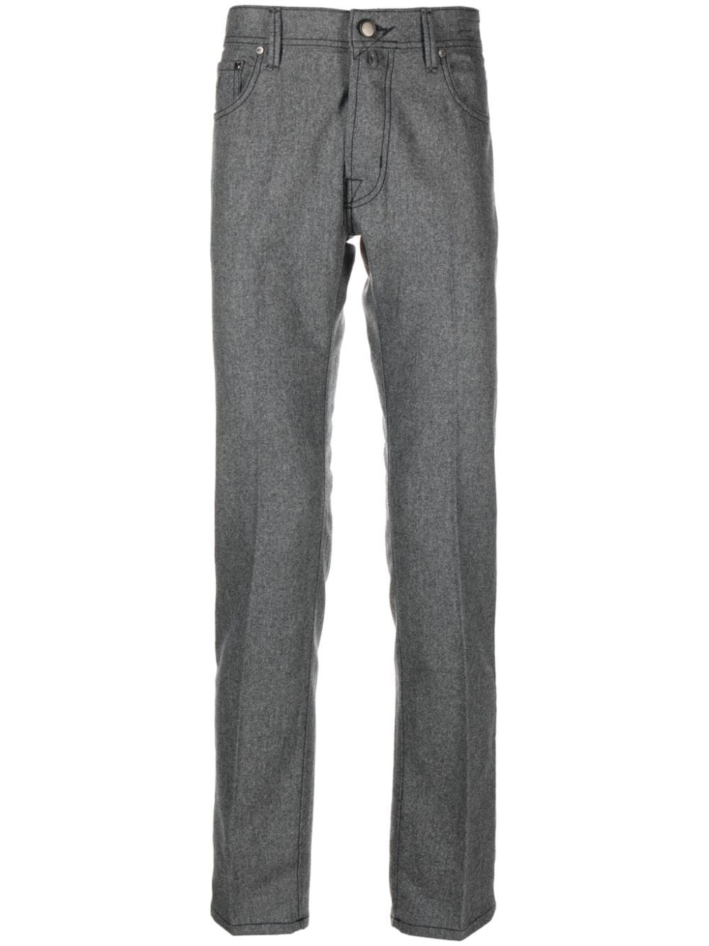 Jacob Cohën Bard Slim-Fit-Hose aus Flanell - Grau von Jacob Cohën