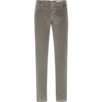 Jacob Cohen Cordhose mit Stretchanteil und Logo-Patch, Slim Fit in 35 von Jacob Cohen