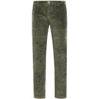 Jacob Cohen Cordhose mit Stretchanteil und Logo-Patch, Slim Fit in 33 von Jacob Cohen