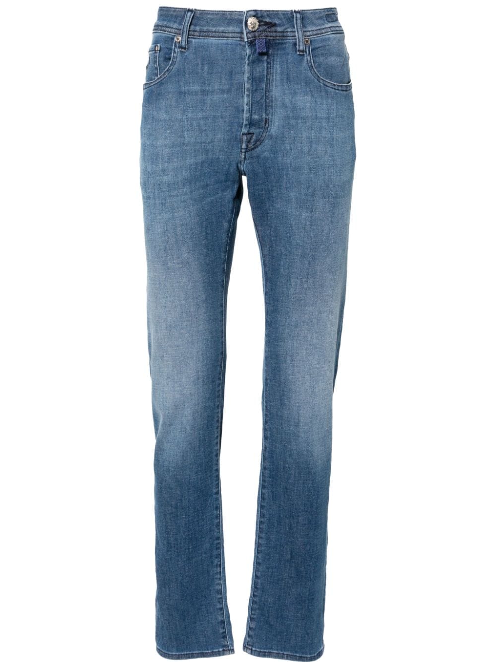 Jacob Cohën Halbhohe Bard Slim-Fit-Jeans - Blau von Jacob Cohën