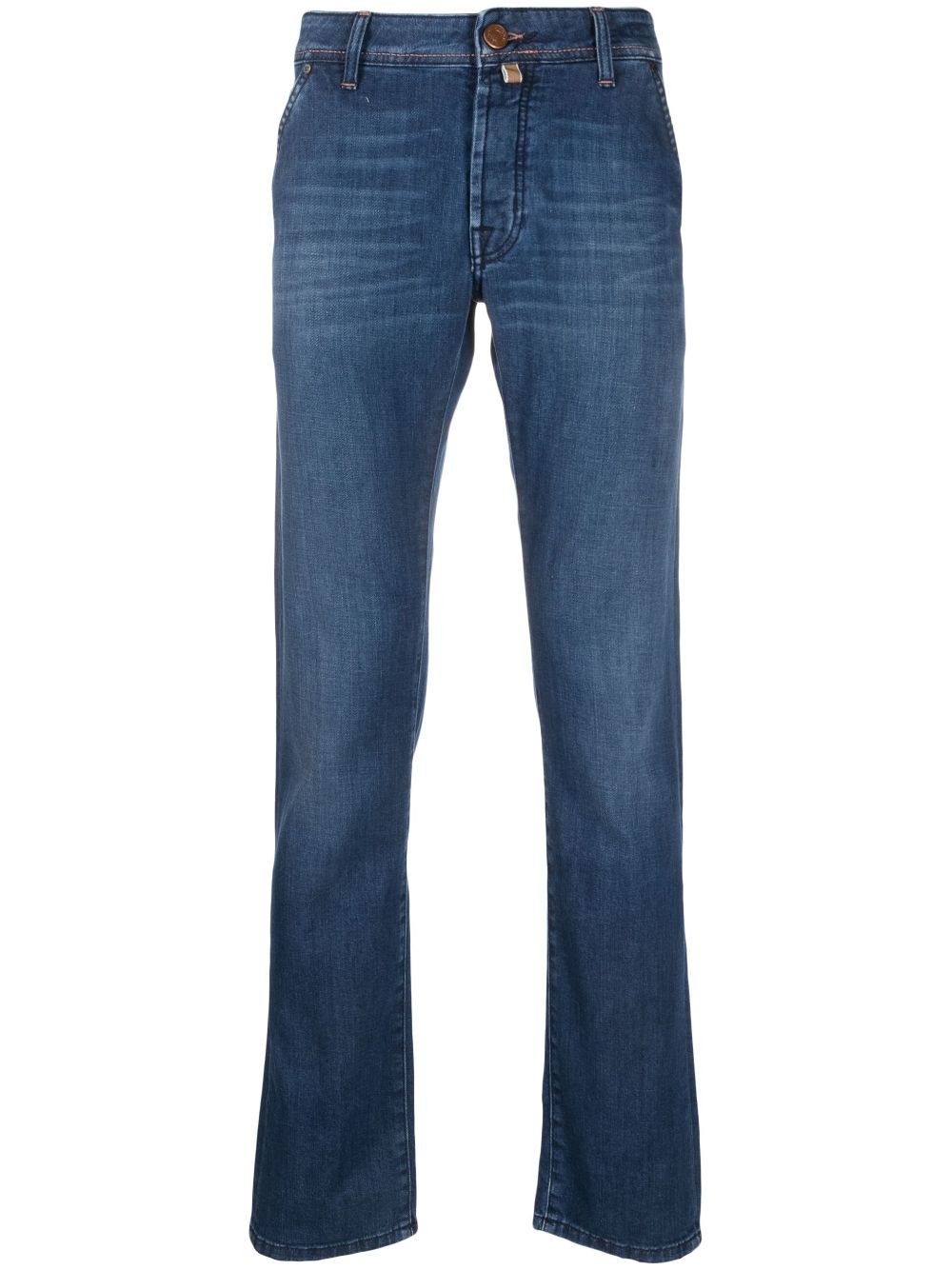 Jacob Cohën Halbhohe Straight-Leg-Jeans - Blau von Jacob Cohën