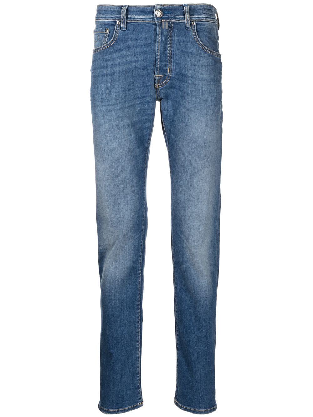 Jacob Cohën Halbhohe Straight-Leg-Jeans - Blau von Jacob Cohën