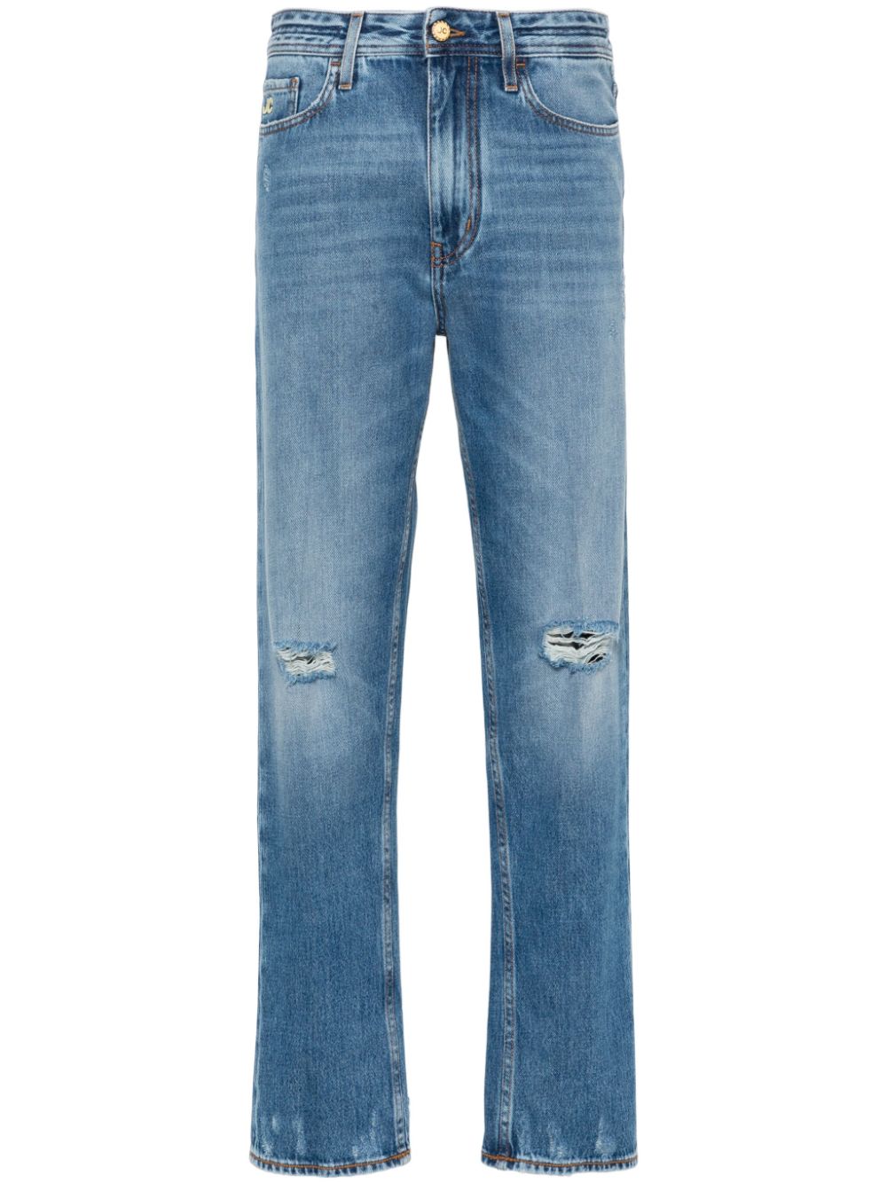 Jacob Cohën Jane Mid-Rise-Jeans mit geradem Bein - Blau von Jacob Cohën