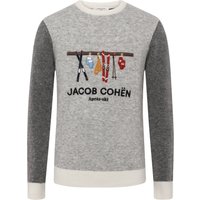 Jacob Cohen Pullover aus einem Alpaka-Wollgemisch mit aufgestickten Motiven in M von Jacob Cohen