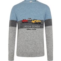 Jacob Cohen Pullover aus einem Alpaka-Wollgemisch mit aufgestickten Motiven in XXL von Jacob Cohen