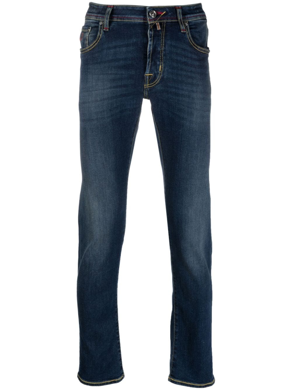 Jacob Cohën Skinny-Jeans mit Logo-Patch - Blau von Jacob Cohën