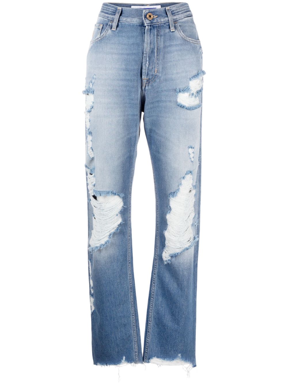 Jacob Cohën Jeans in Distressed-Optik - Blau von Jacob Cohën