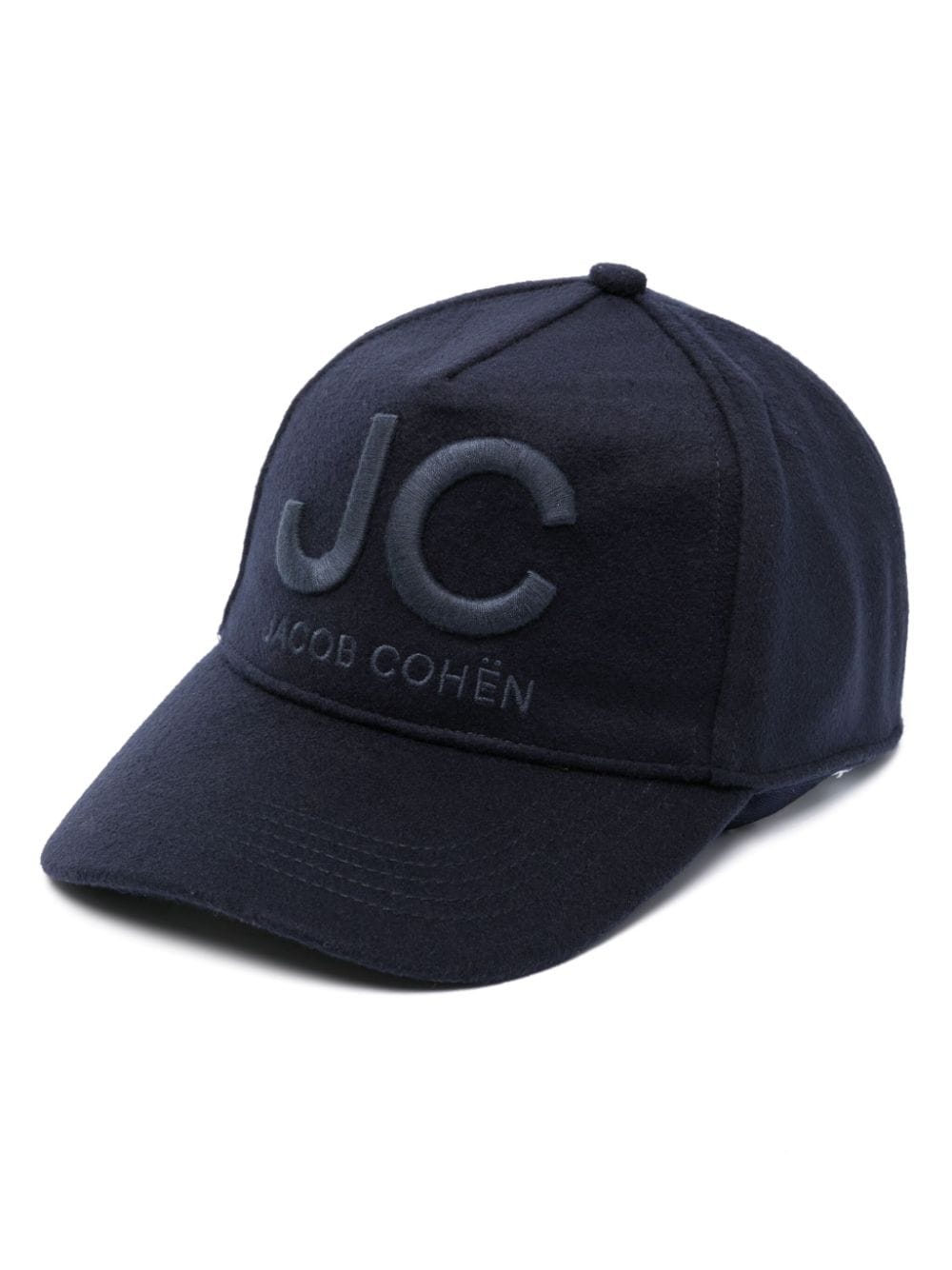 Jacob Cohën Baseballkappe mit Logo-Stickerei - Blau von Jacob Cohën