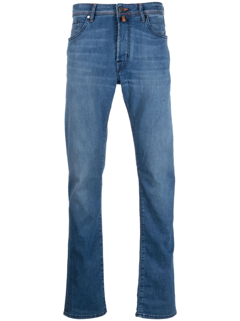 Jacob Cohën Slim-Fit-Jeans mit Logo-Patch - Blau von Jacob Cohën