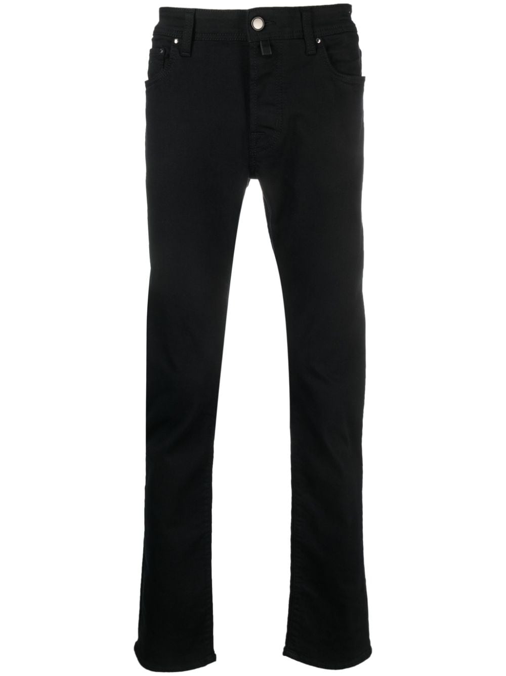 Jacob Cohën Halbhohe Straight-Leg-Jeans - Schwarz von Jacob Cohën