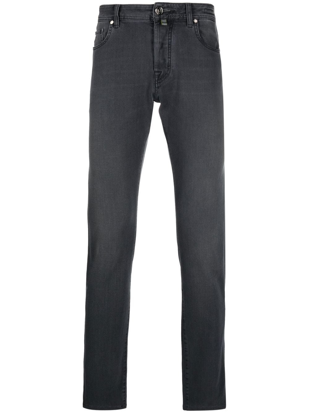 Jacob Cohën Straight-Leg-Jeans mit Einstecktuch - Grau von Jacob Cohën