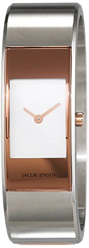 JACOB JENSEN Damen Analog Quarz Uhr mit Edelstahl Armband Eclipse Item NO. 445 von Jacob Jensen