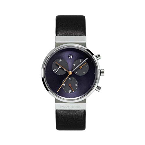 JACOB JENSEN Damen Armbanduhren Analog Quarz LADY CHRONOGRAPH 615 von Jacob Jensen