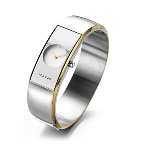 Jacob Jensen Damen Analog Quarz Uhr mit Edelstahl Armband 481 von Jacob Jensen