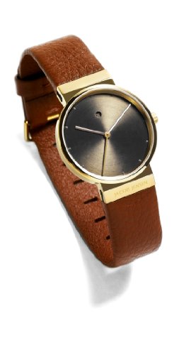 Jacob Jensen Damen Analog Quarz Uhr mit Leder Armband 854 von Jacob Jensen
