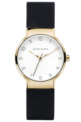 Jacob Jensen Damen-Armbanduhr Titan Quarz Goldfarben 196 von Jacob Jensen
