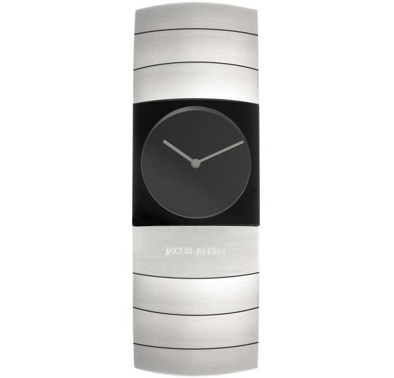 Jacob Jensen Titanuhr JACOB JENSEN Damen Armbanduhr ARC 580 schwarz B. 22 mm Titanband von Jacob Jensen