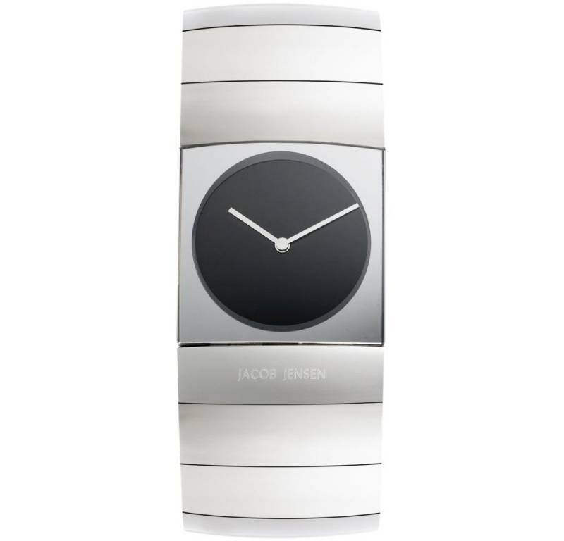 Jacob Jensen Titanuhr JACOB JENSEN Herren Armbanduhr ARC 571 schwarz B. 29 mm Titanband von Jacob Jensen