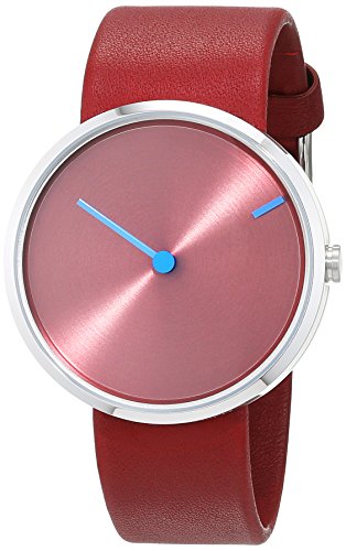 Jacob Jensen Unisex Analog Quarz Uhr mit Leder Armband 32255 von Jacob Jensen