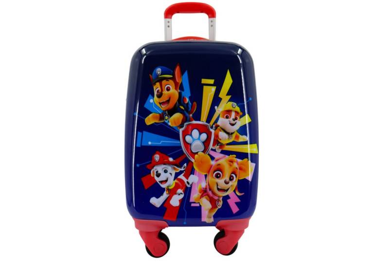 Antonio Koffer Antonio 4-Rad Kinder Trolley Paw Patrol blau, 4 Rollen Rollen von Antonio