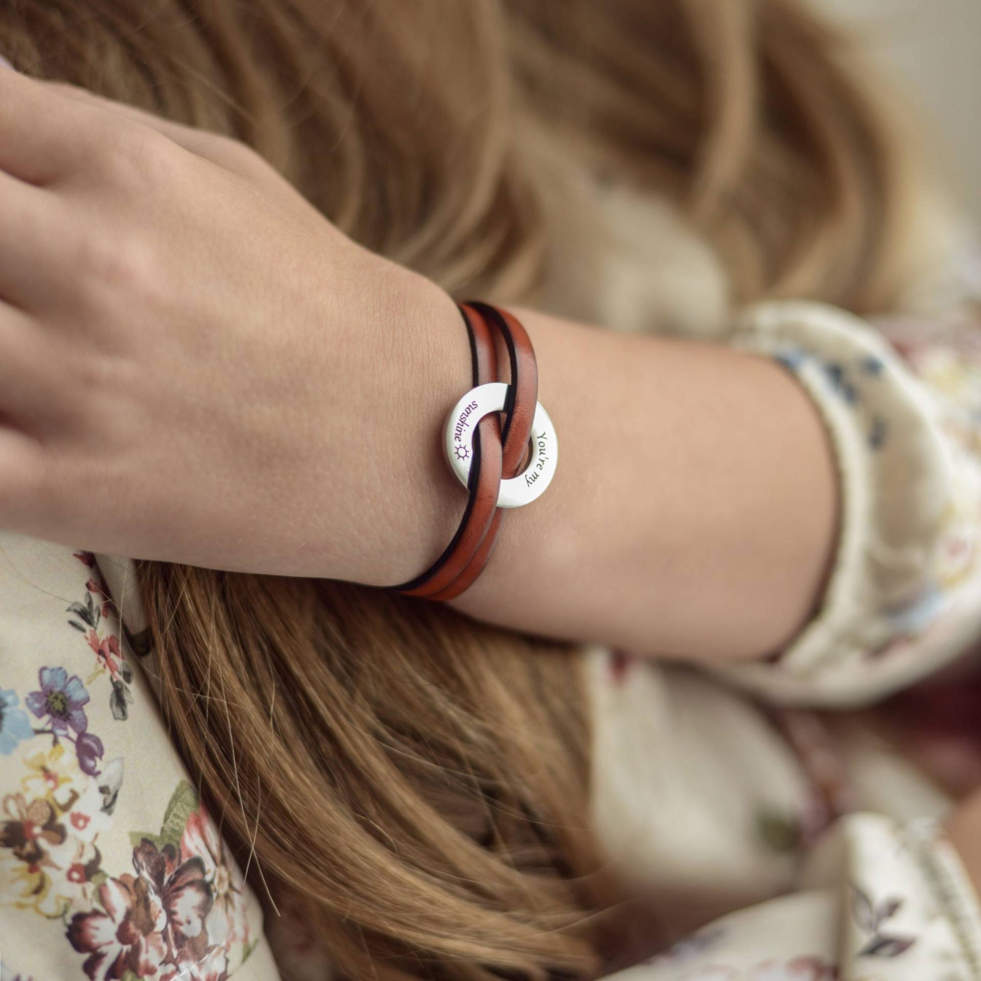 Oranges Lederarmband Für Herren/Personalisiertes Armband Zum Valentinstag Geschenk Jahrestag Ihn Boho von JacobColinnStore