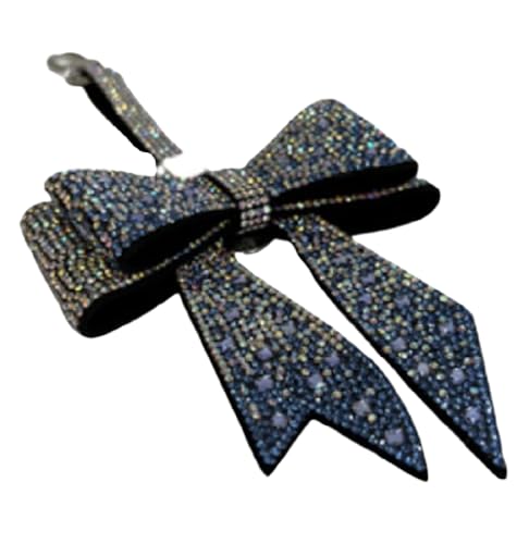 Jacqueline Kent JKKC183.AZ Kristallschleife Geldbörse Charm Zubehör Blau Frost Azurblau 10,2 cm von Jacqueline Kent
