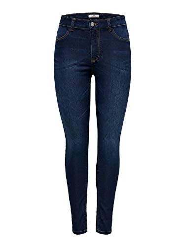 Jacqueline de Yong NOS Damen JDYNIKKI Jegging HIGH DNM NOOS Jeans, Dark Blue Denim, 34W / 32L von Jacqueline de Yong NOS