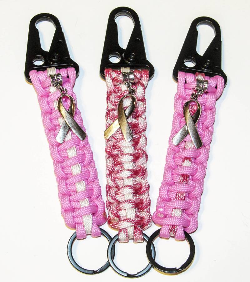 Bewusstsein/Unterstützung, Paracord Schlüsselanhänger Bewusstsein/Unterstützung, Paracord Schlüsselanhänger von JacquelinsJewels