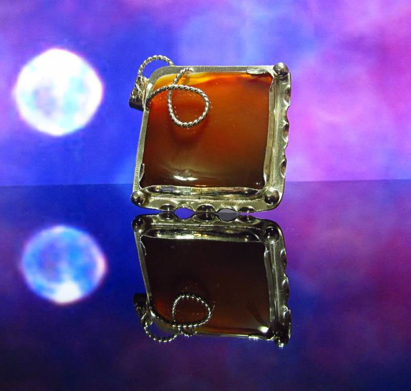 Feine Silber Und Aventurin Anhänger von JacquelinsJewels