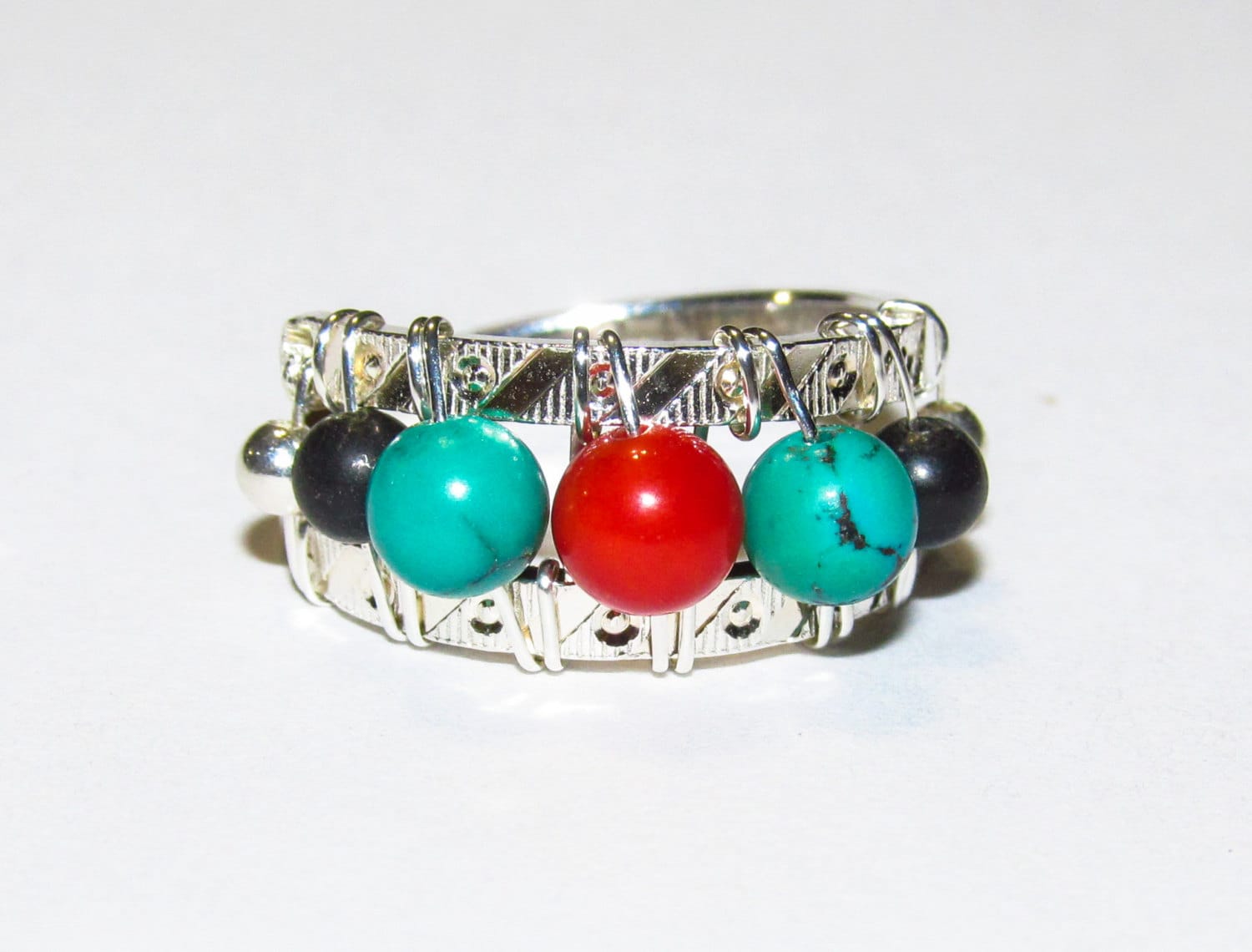 sterling Silber Edelstein Ring sterling Silber Edelstein Ring von JacquelinsJewels