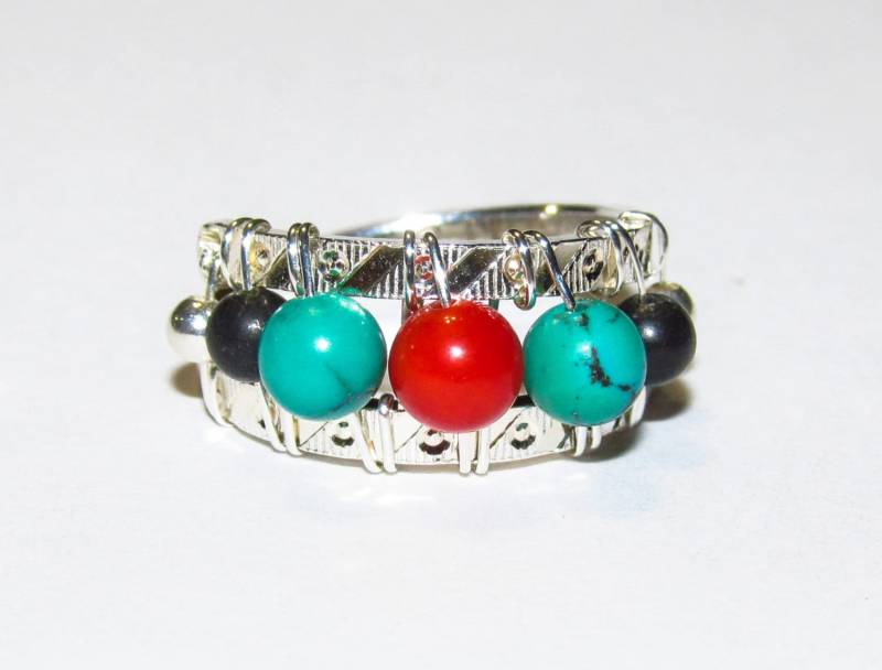 sterling Silber Edelstein Ring sterling Silber Edelstein Ring von JacquelinsJewels