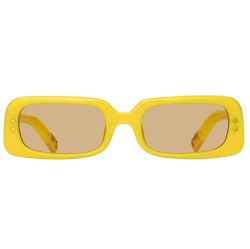 Jacquemus Azzuro Sonnenbrille In Gelb & Orange von Jacquemus