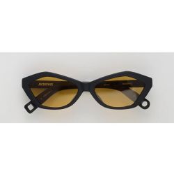 Jacquemus Bambino Schwarze Sonnenbrille von Jacquemus