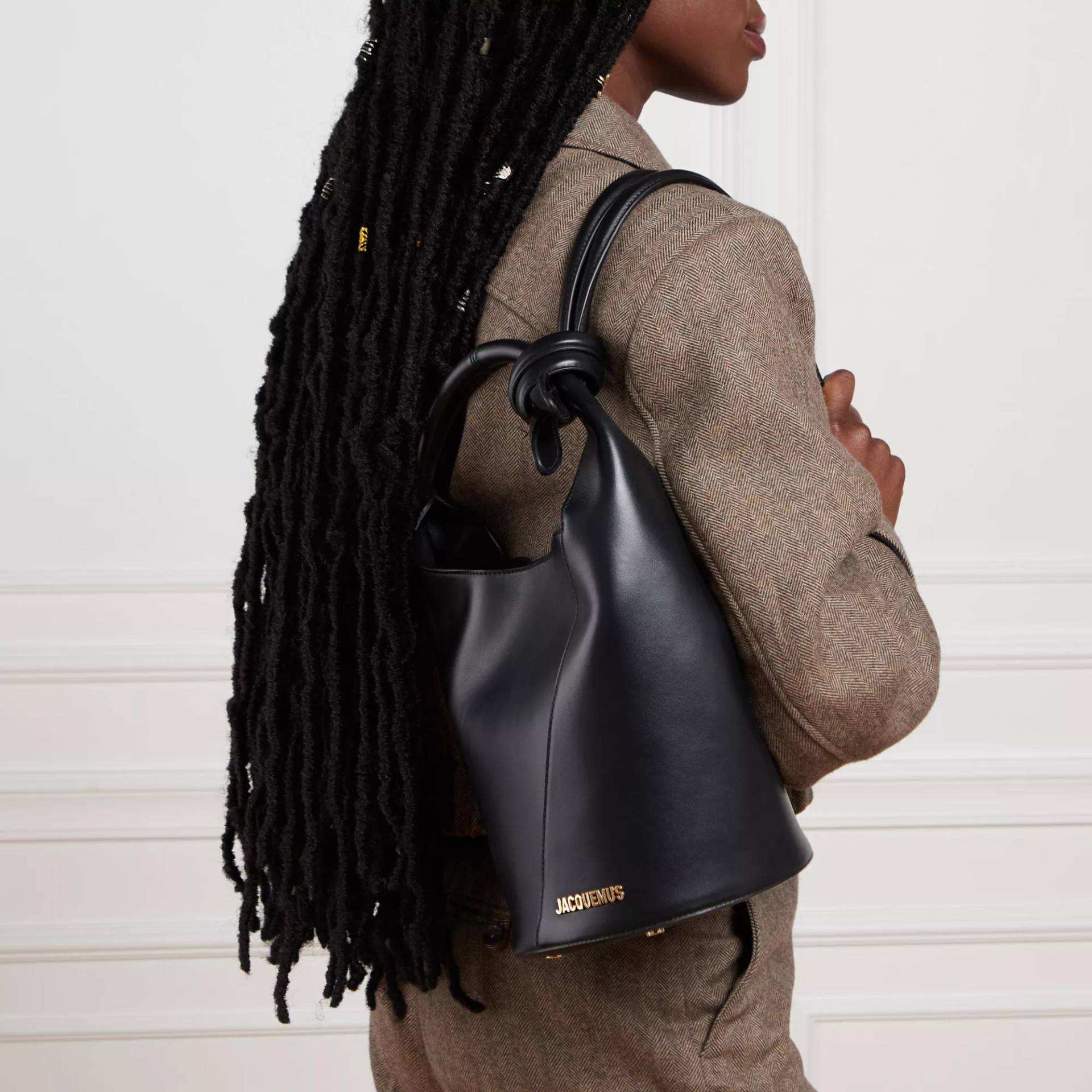 Jacquemus Beuteltasche - Le Petit Tourni - Gr. unisize - in Schwarz - für Damen von Jacquemus