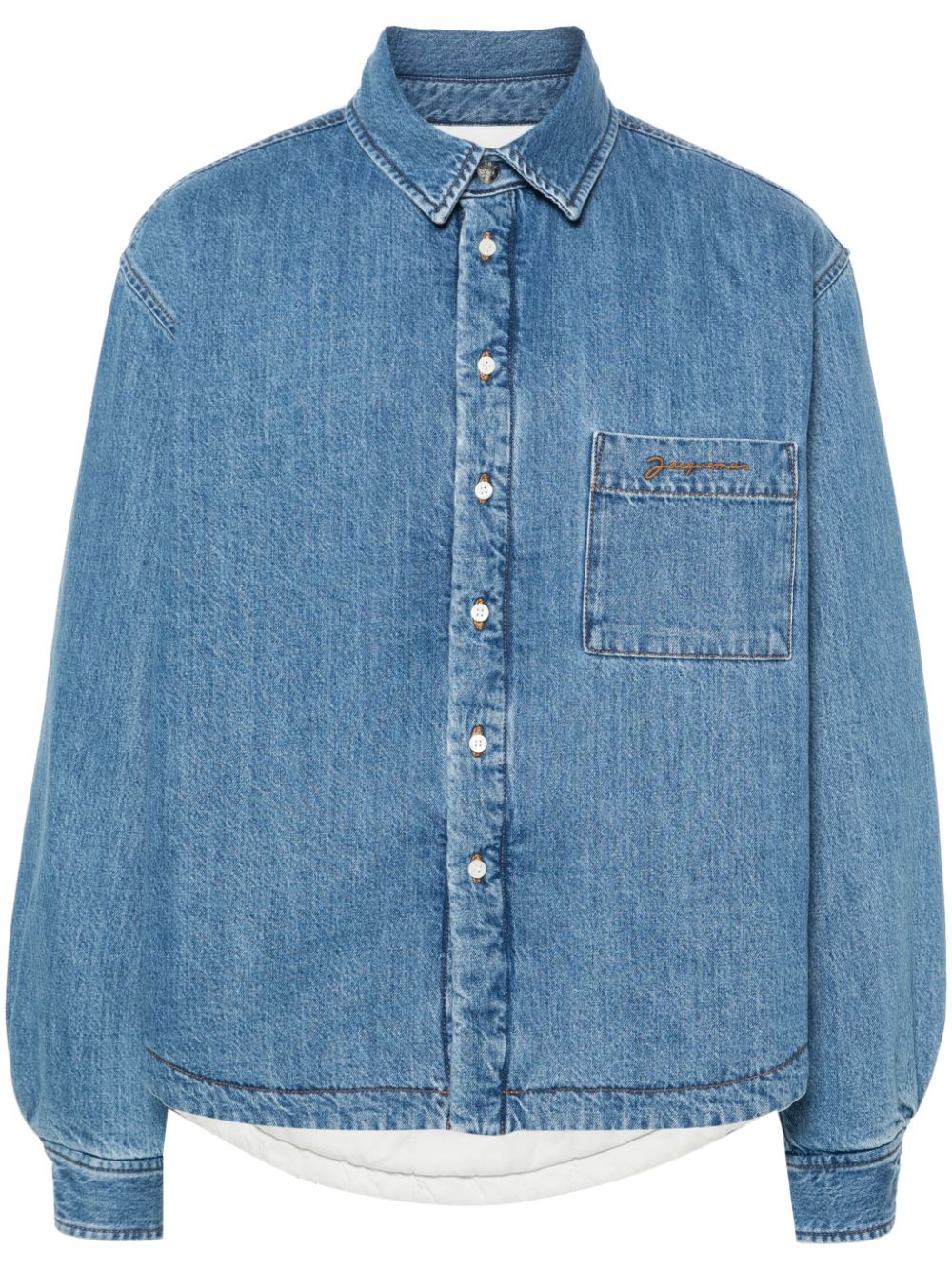 Jacquemus La Chemise Boulanger Hemdjacke aus Denim - Blau von Jacquemus