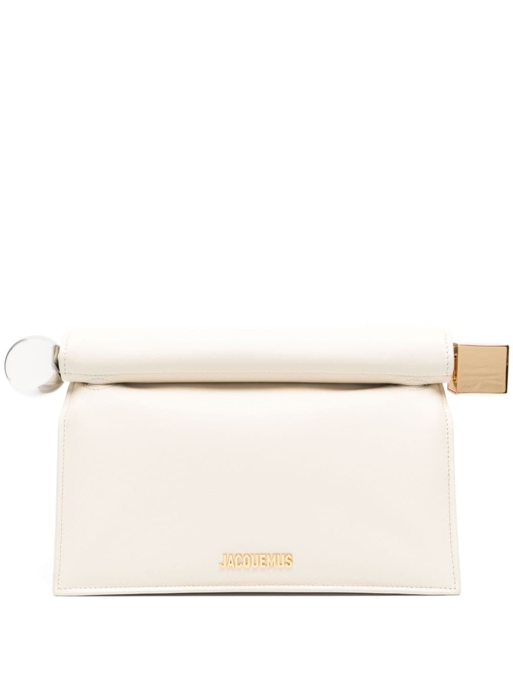 Jacquemus La Pochette Rond Carré Clutch - Nude von Jacquemus