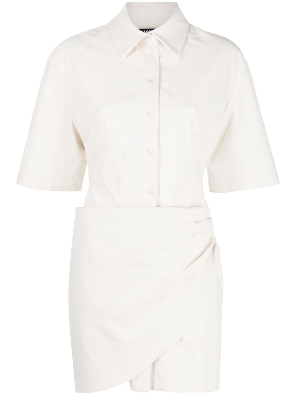 Jacquemus La Robe Camisa Hemdkleid - Nude von Jacquemus