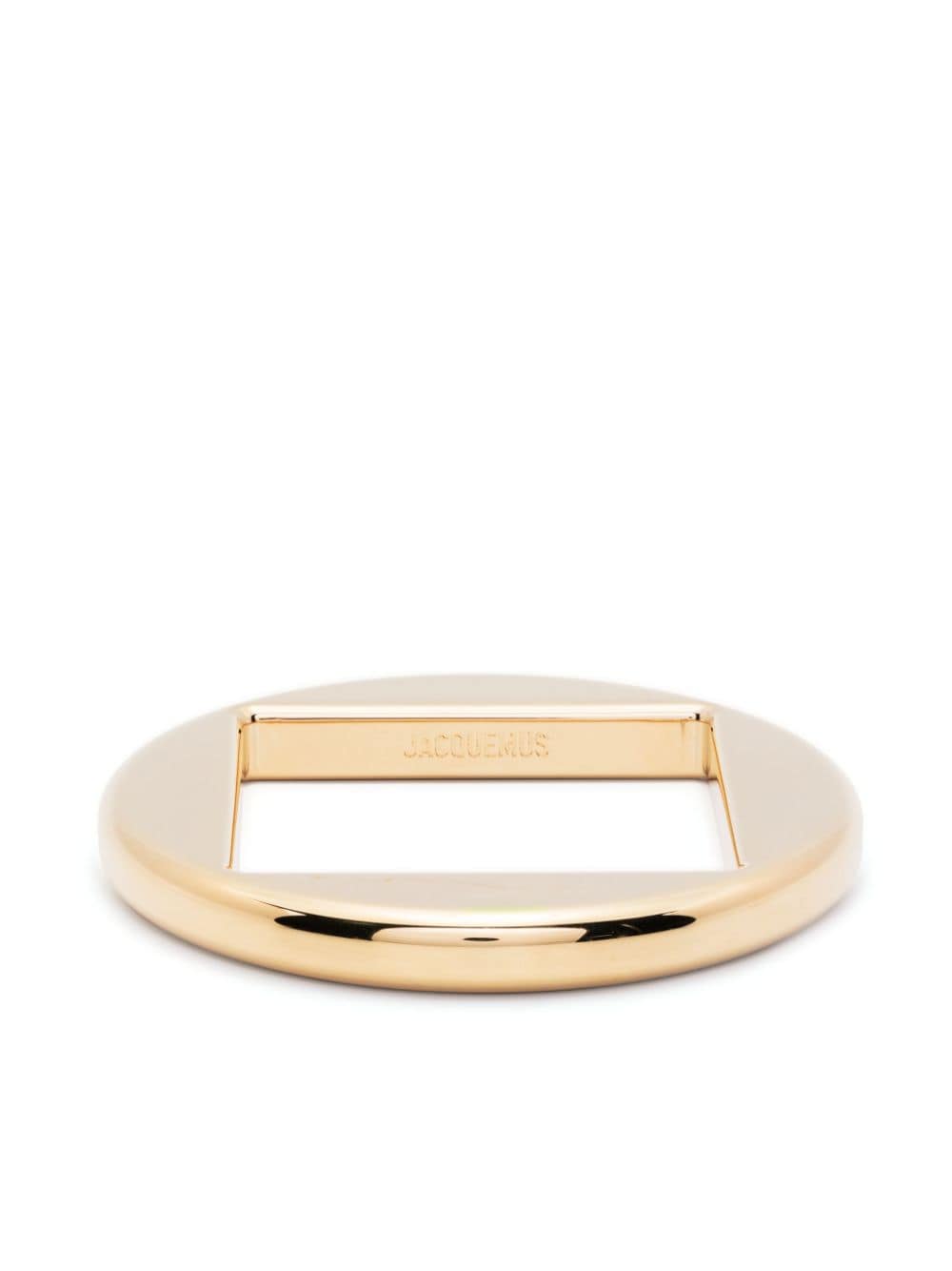 Jacquemus Le Bracelet Rond Armband mit Logo-Gravur - Gold von Jacquemus