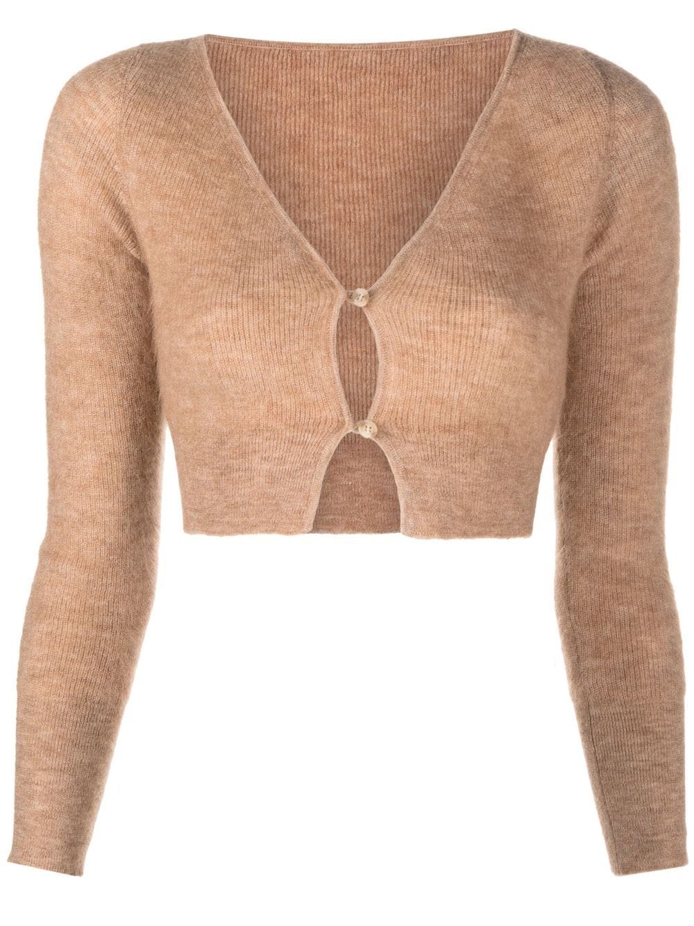 Jacquemus Cropped-Cardigan - Braun von Jacquemus