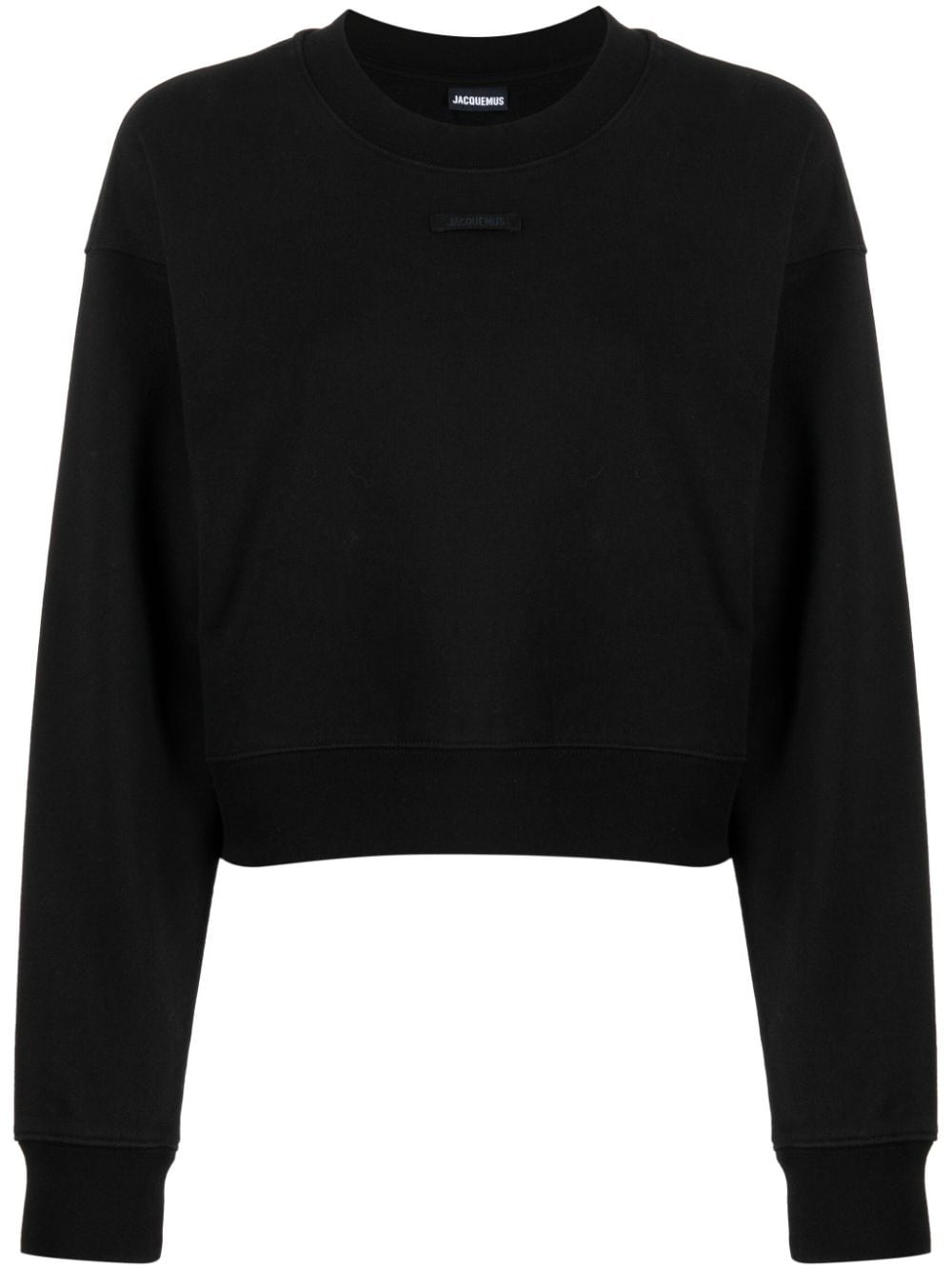 Jacquemus Le Sweatshirt Gros Grain Oberteil - Schwarz von Jacquemus