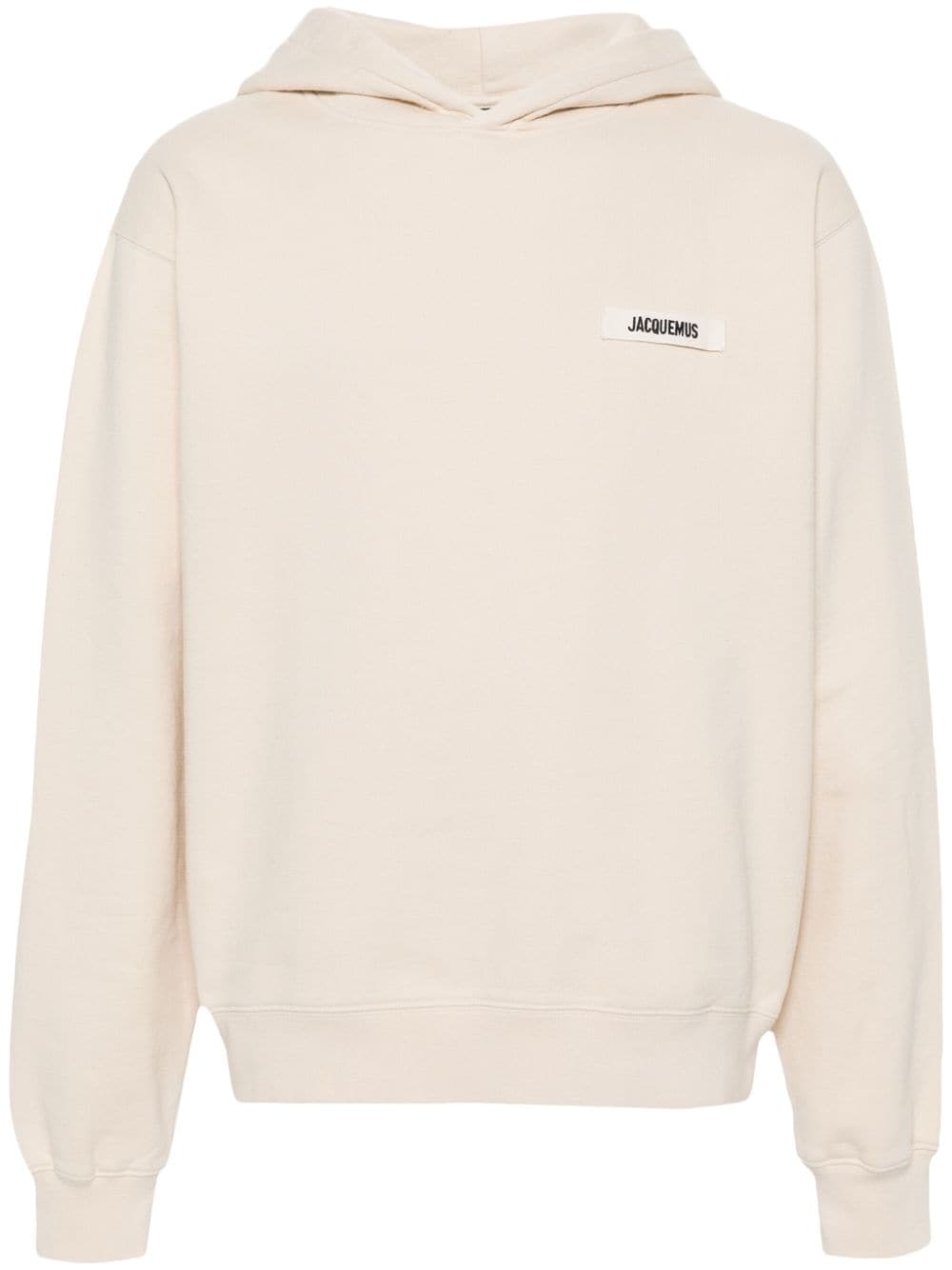 Jacquemus Le Hoodie Gros Grain Oberteil - Nude von Jacquemus