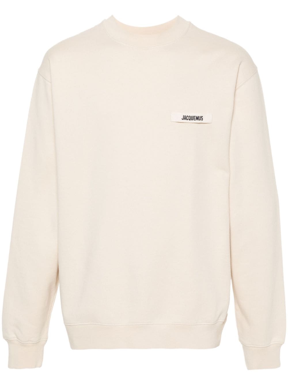 Jacquemus Le Sweatshirt Gros Grain Oberteil - Nude von Jacquemus